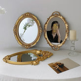Baroque Gold Shield Mirror